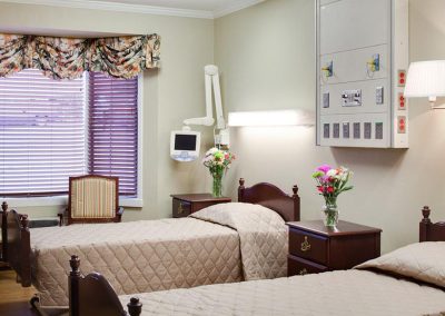 Patients beds at Ballard Center